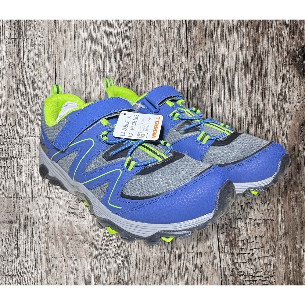 Merrell Z5257* Kids Blue Trail Quest Washable Sneakers Size 6.5